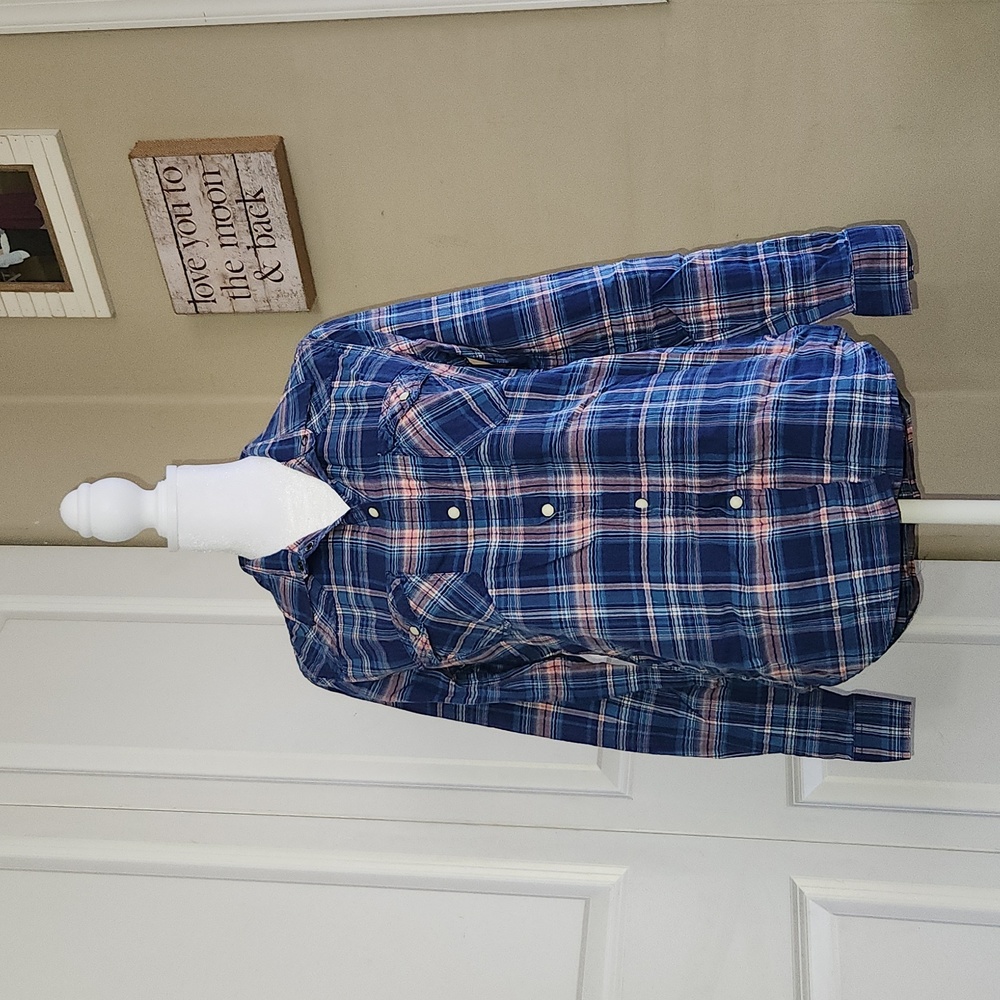 American Eagle Vintage Boyfriend Button up EUC